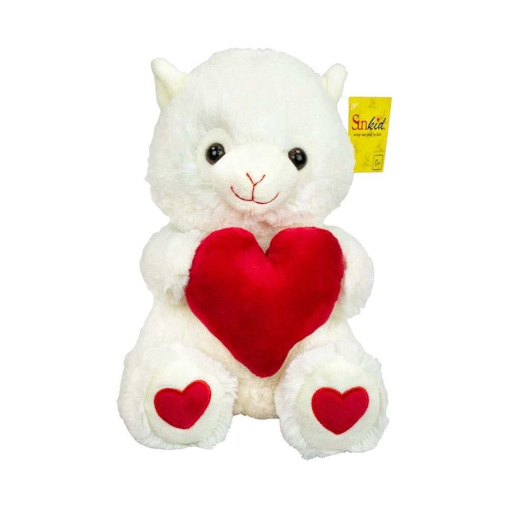 SUNKID Kuscheltier Plüschtiere mit Herz Kuscheltier Geschenk 25 cm 4süße Designs 1 Stk.