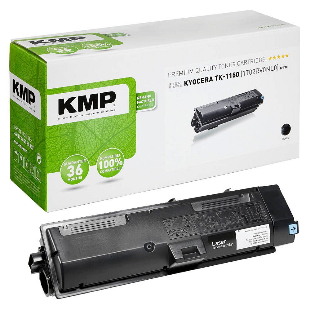 KMP Tonerkartusche 1 Toner K-T78 ERSETZT Kyocera TK-1150 - black, (1-St)