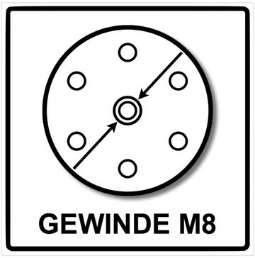Makita Schleifscheibe Schleifteller Weich für Exzenterschleifer / Schleifmaschine 150 mm M8