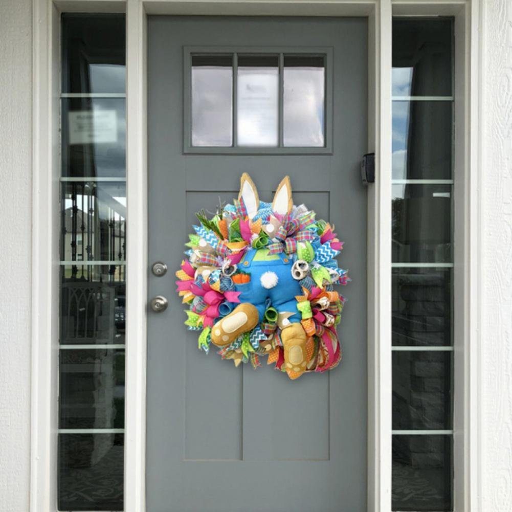 Dekokranz Dekokranz Girlande Dekoration Kranz Blusmart Hängende Ostern Ornament, Haustür Kaninchen