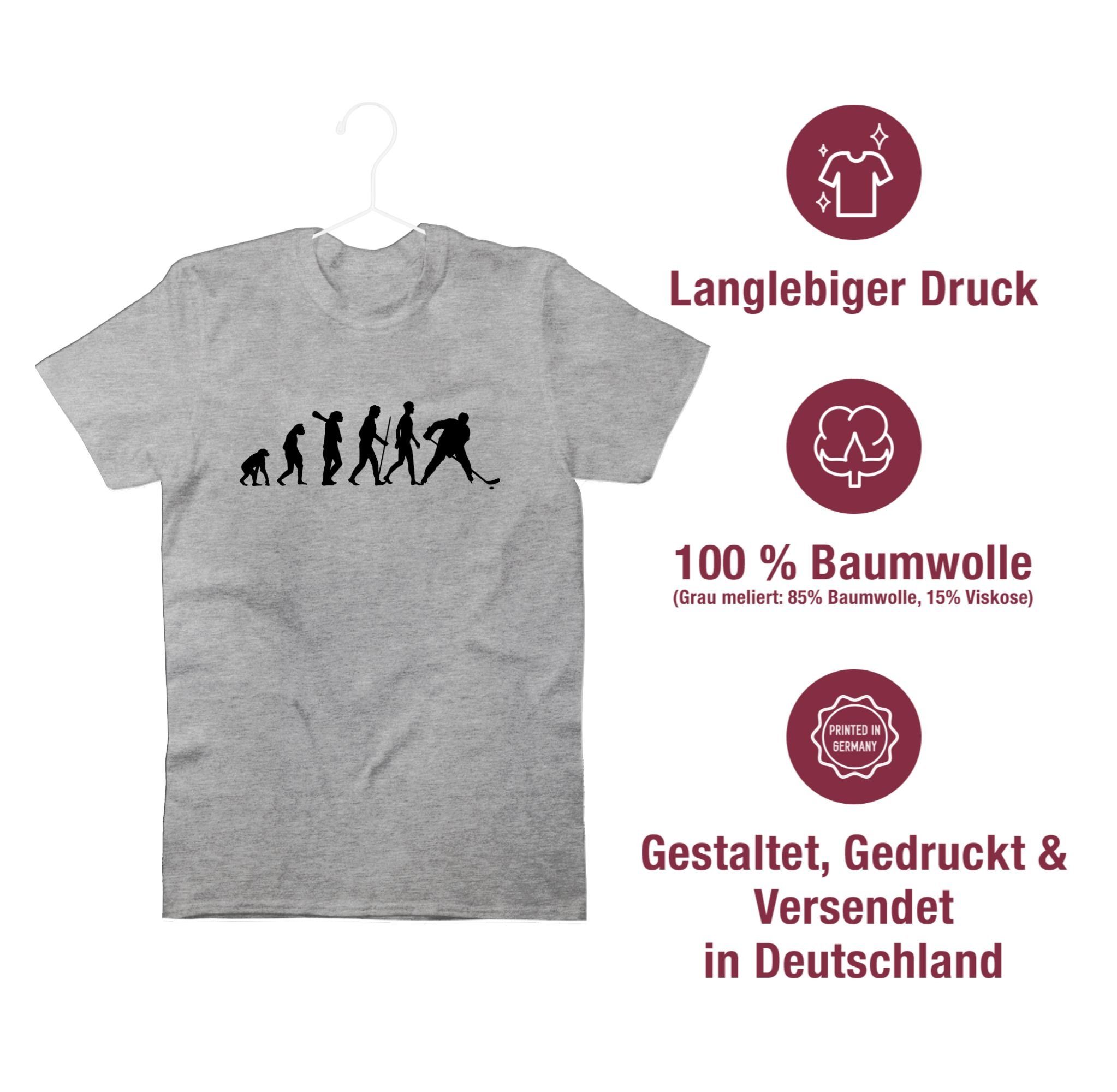 Shirtracer T-Shirt Eishockey Evolution Evolution Outfit