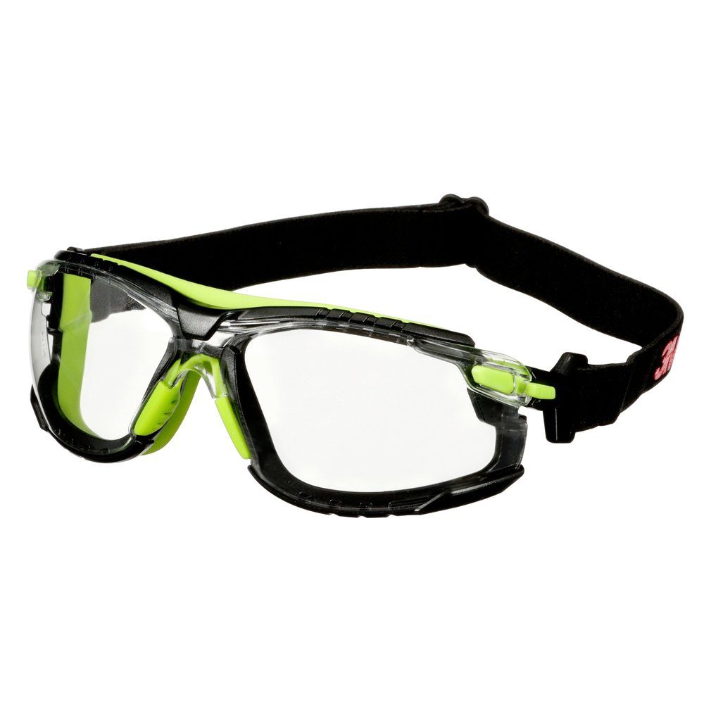 Schutzbrille Grün, 3M 3M mit S1201SGAF-TSKT Solus Antibeschlag-Schutz Arbeitsschutzbrille Sch
