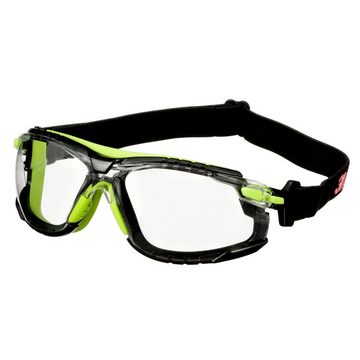 3M Arbeitsschutzbrille 3M Solus S1201SGAF-TSKT Schutzbrille mit Antibeschlag-Schutz Grün, Sch