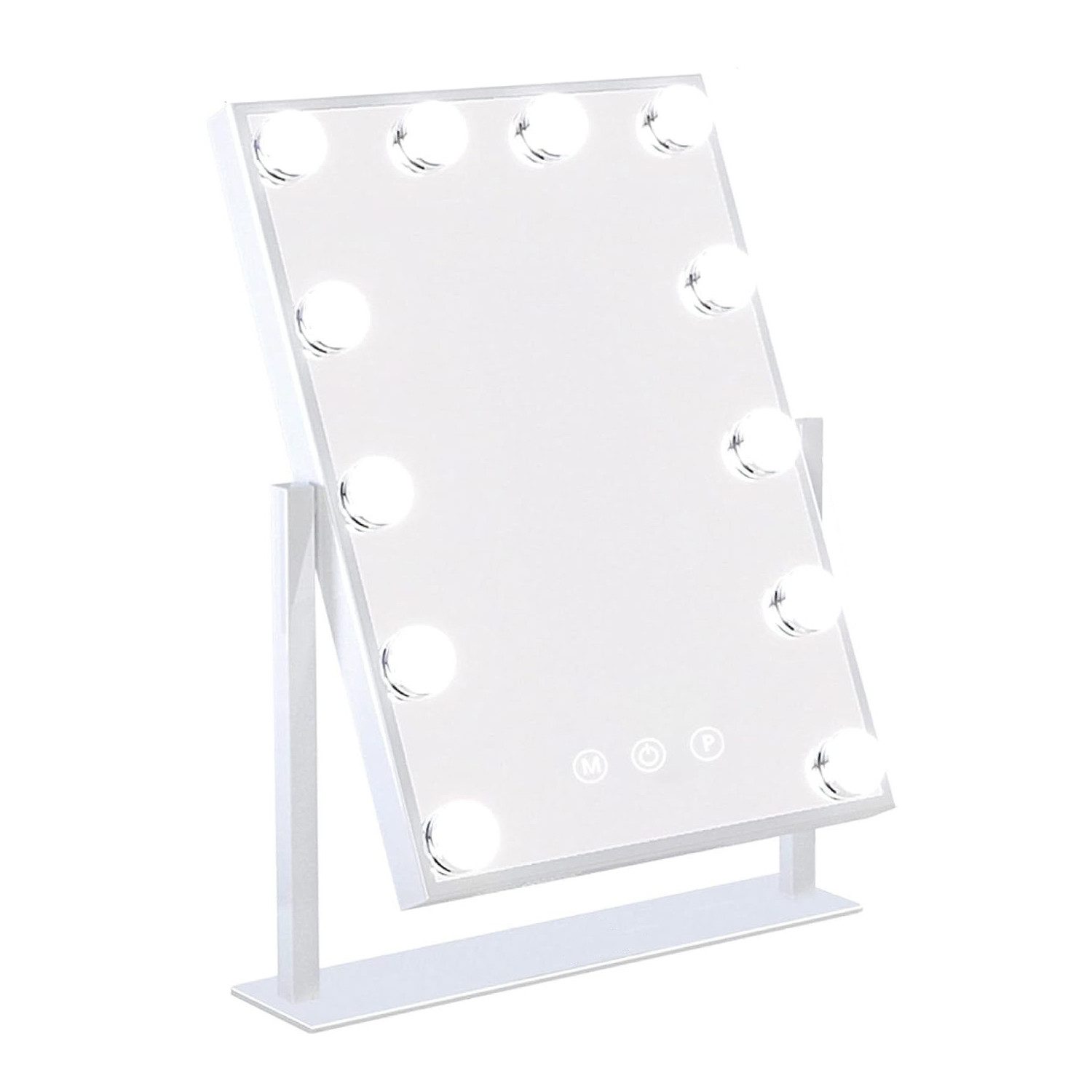 OKWISH LED-Lichtspiegel Wandspiegel Hollywood Spiegel Tischspiegel günstig online kaufen