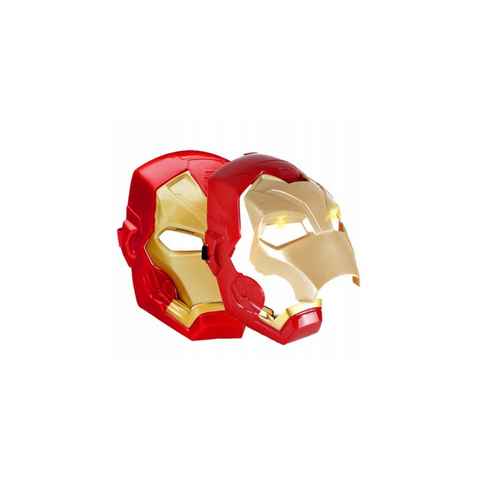 Festivalartikel Verkleidungsmaske Iron Man Kinder Maske: Leuchtend, Klappvisier, LED-Sounds Avengers, (1-tlg)