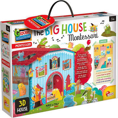 Lisciani Lernspielzeug »Montessori - Das Große Haus fantastischer Tiere -«