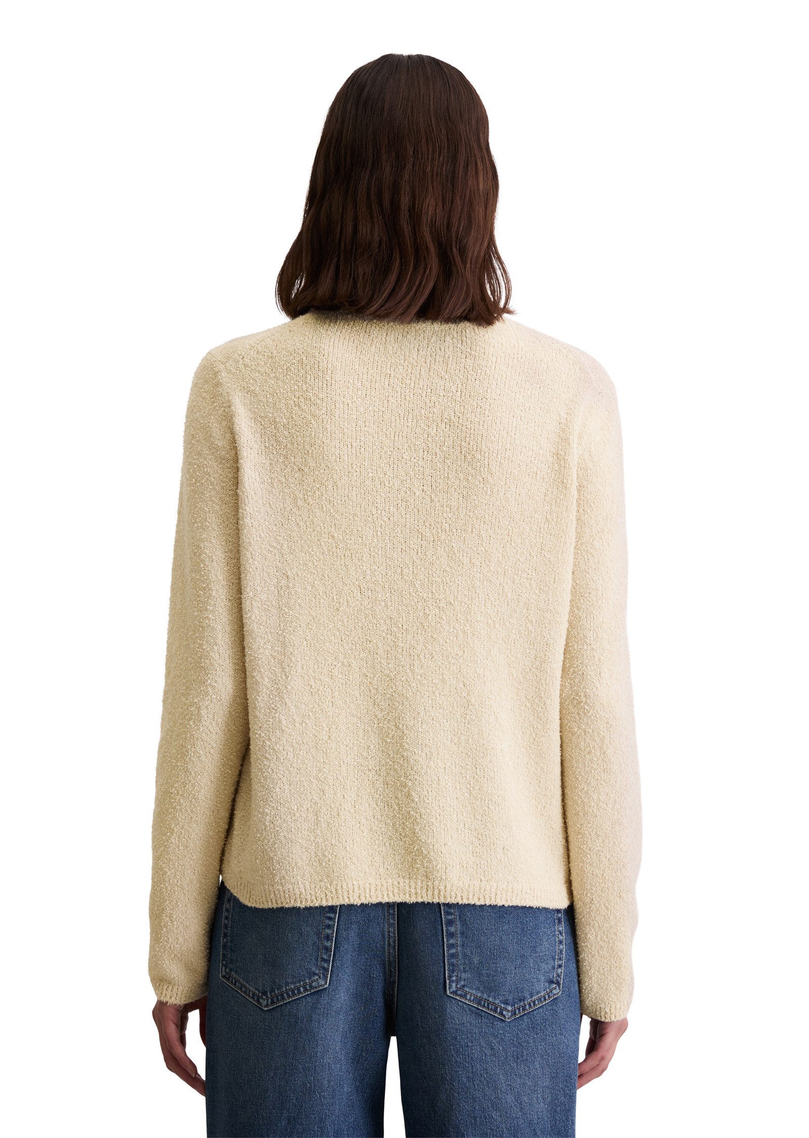 Marc O'Polo Rundhalspullover aus Bouclé-Garn