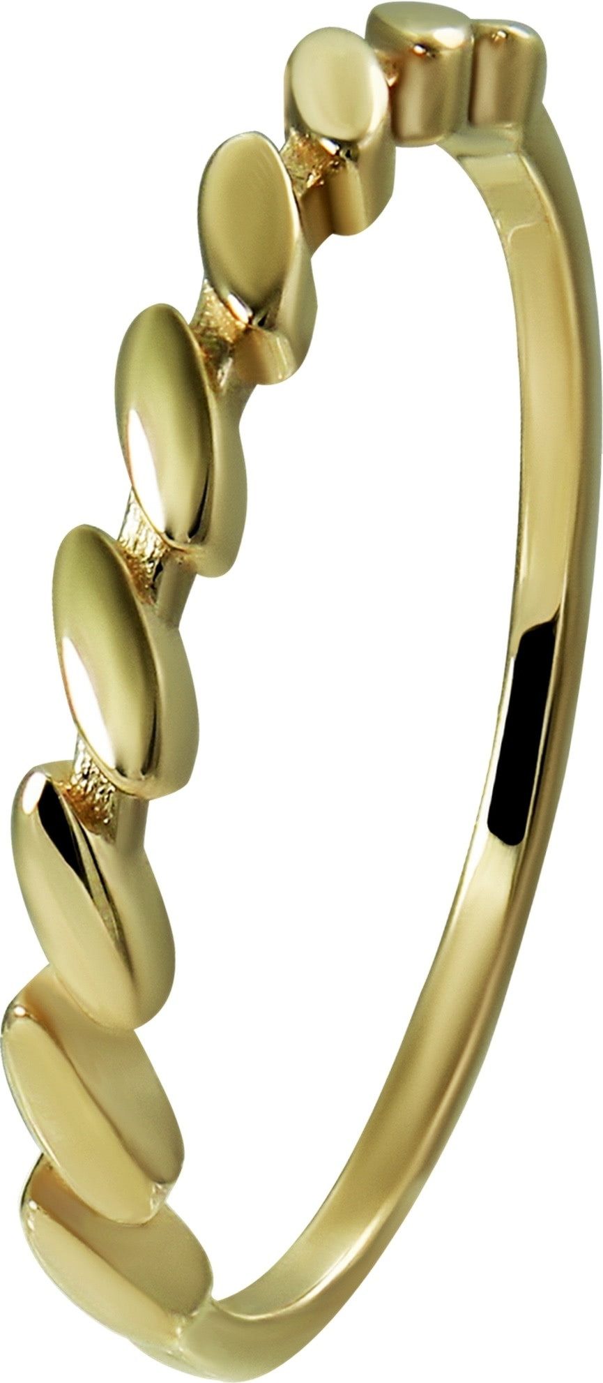 GoldDream Goldring GoldDream zarter Gold Ring Wave Gr.62 (Fingerring), Damen Ring Wave, 62 (19,7), Echtgold, 333er Gelbgold, gold