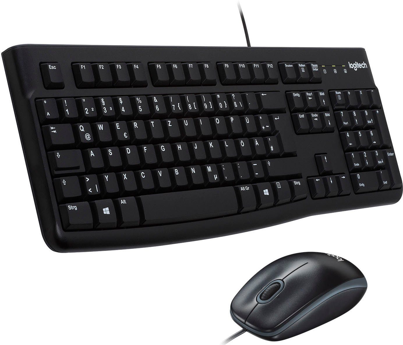 Logitech »Desktop MK120« Tastatur- und Maus-Set