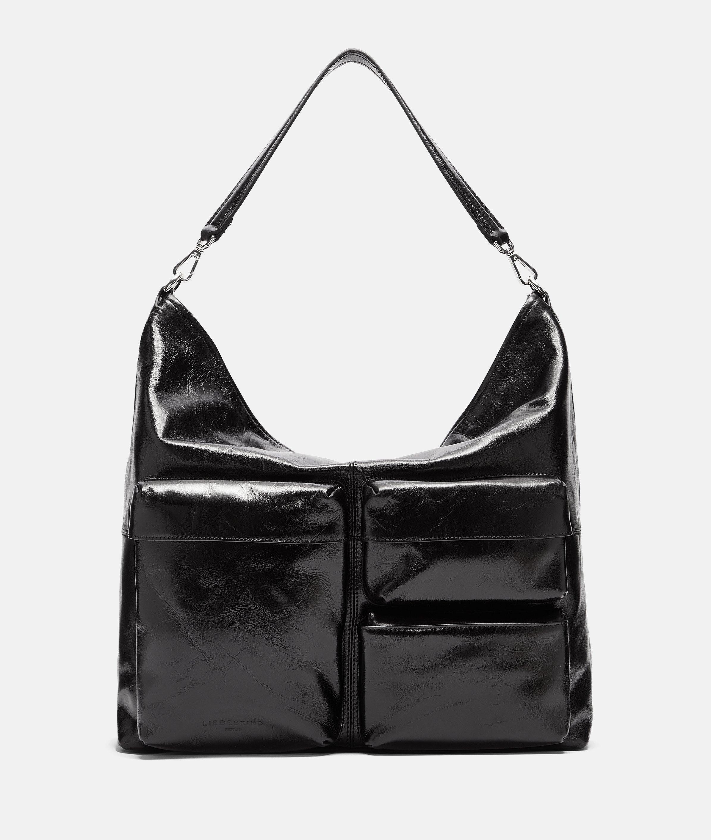 Liebeskind Berlin Schultertasche Hobo, Große Handtasche aus Lackleder