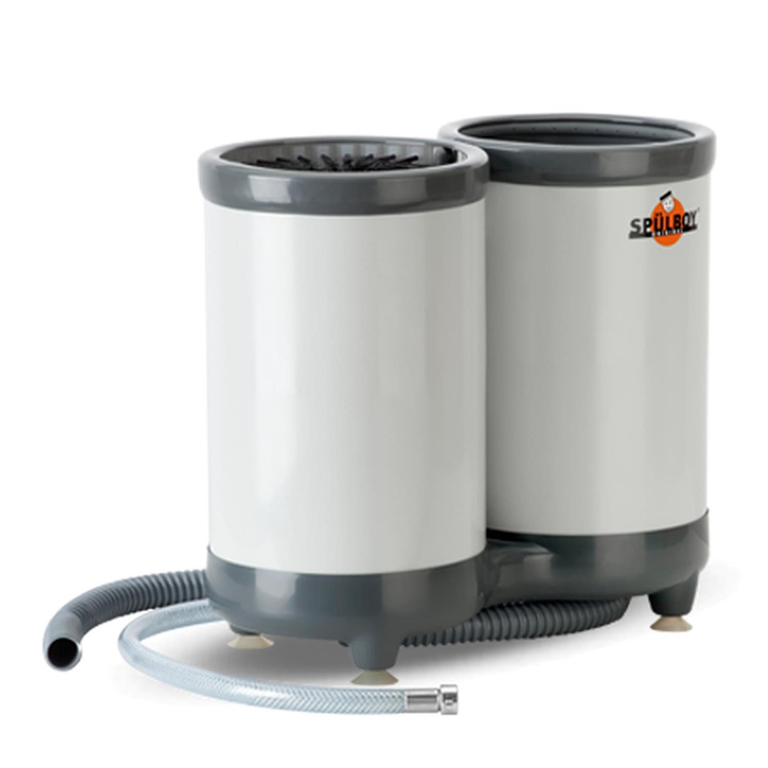 SPÜLBOY® Geschirrspüleinsatz Gläserspülgerät Gläserspüler Spülboy® Twin-Go T portable