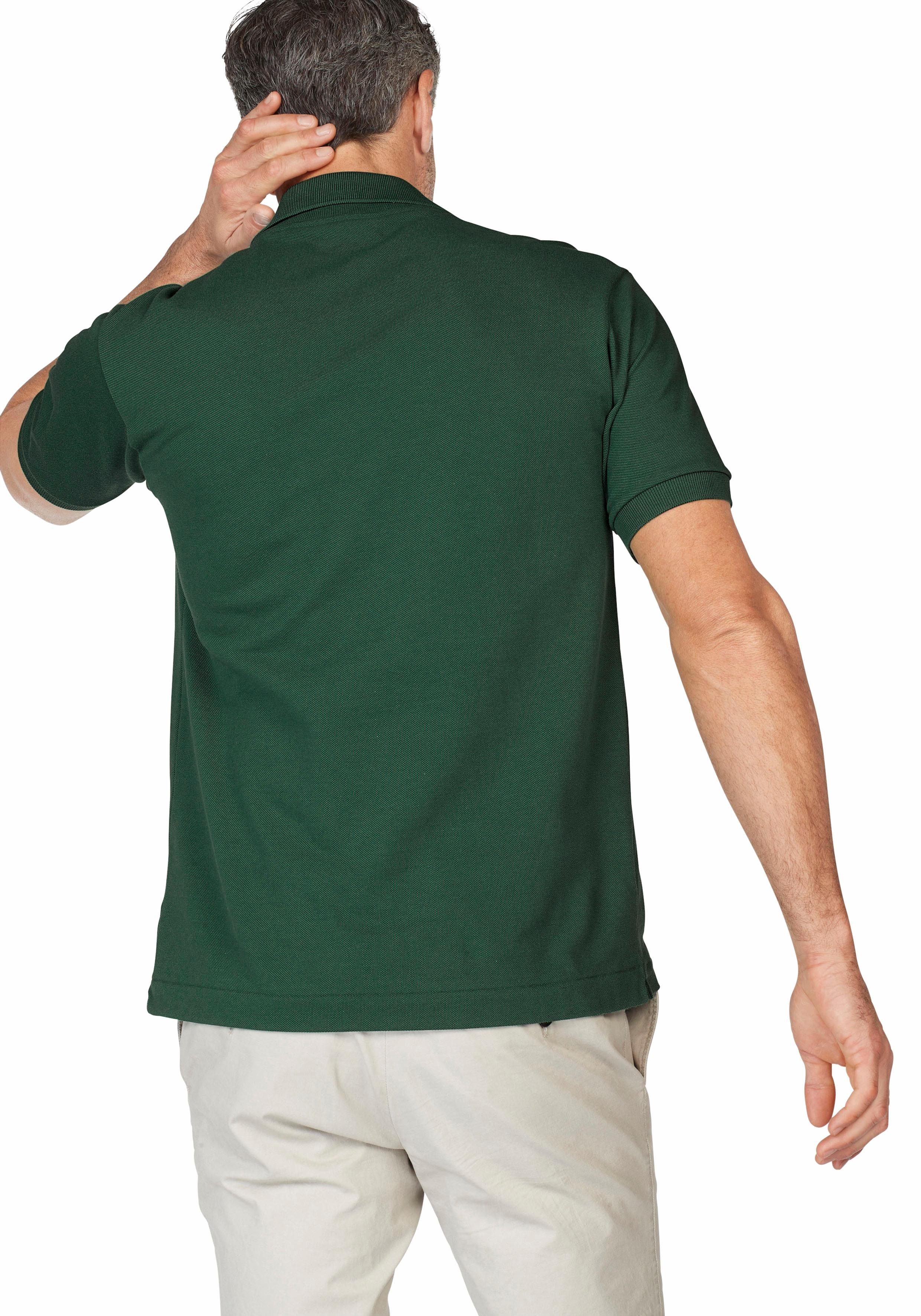 Lacoste mit vert Knöpfen in Perlmuttoptik (1-tlg) Poloshirt