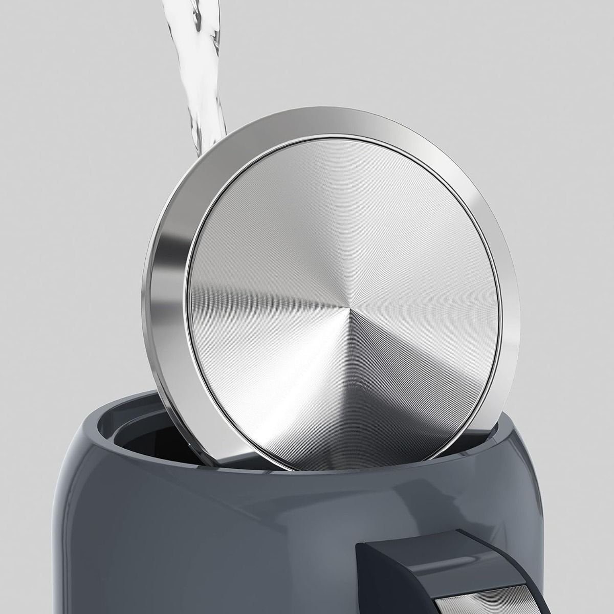 Breville Wasserkocher Elektrischer by Sage 2200,00 Teekocher Kettle Tassen,rutschfeste schnelle Tragbar 1.7L Edelstahl,Thermosicherung,6 W, bis 8 Füße Kochzeiten