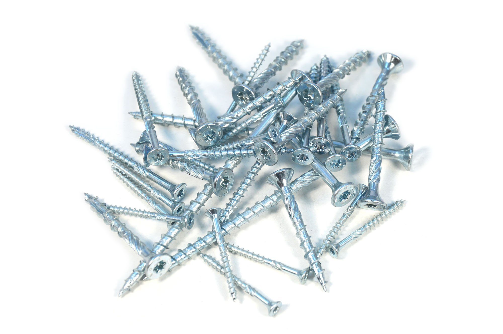 IHC Holzbauschraube Holzbauschrauben mit Flachsenkkopf und Torx-Antrieb mit Teilgewinde, (100 St)