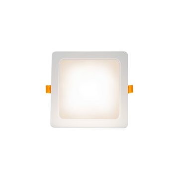 SpectrumLED LED Einbauleuchte Panel Einbauleuchte 18W eckig 2200lm Badezimmerleuchte IP54 Warm 3000K, LED fest integriert, Warmweiß, Wasserfest