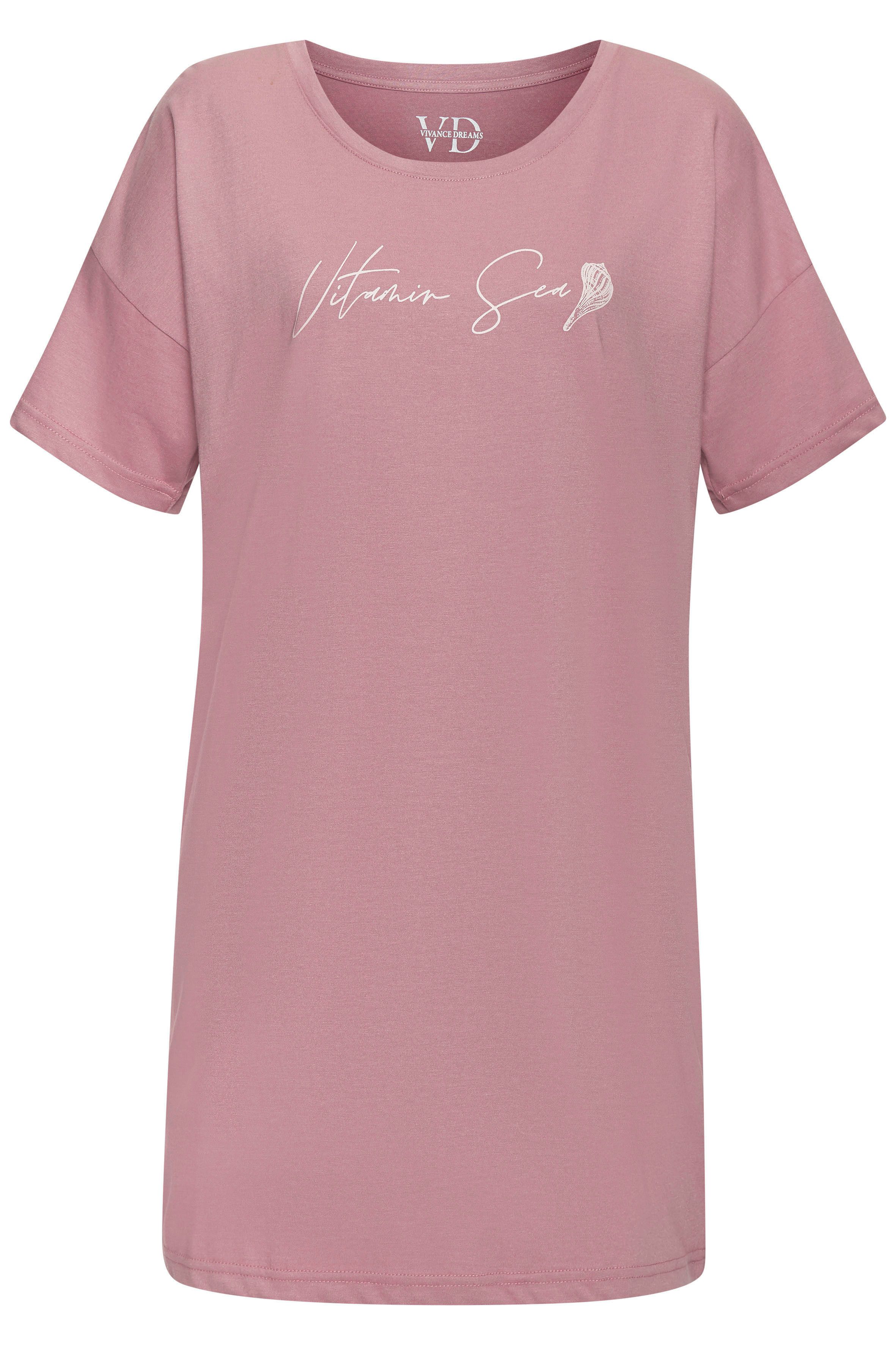 Vivance Dreams by Lascana Sleepshirt mit schönem Frontprint – Bild 2 von 5