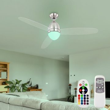 etc-shop Deckenventilator, Decken Ventilator Leuchte FERNBEDIENUNG Luft Kühler Lampe