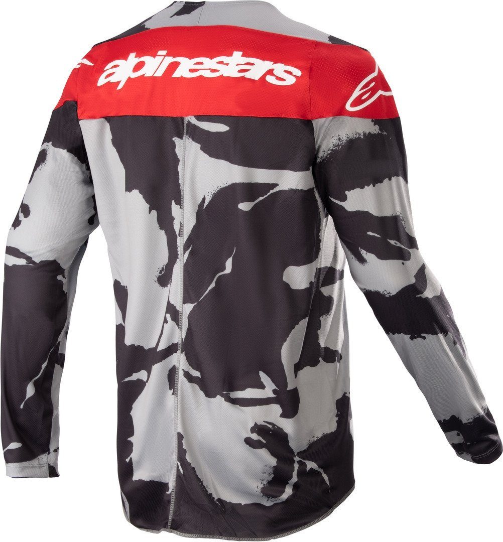 Motocross Alpinestars Racer Tactical Jugend Motorradjacke 2023 Jersey Grey/Red