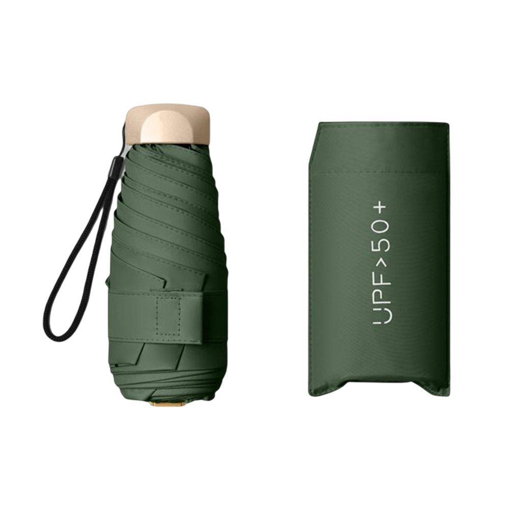 Blusmart Taschenregenschirm Mini-Sonnenschirme Mit Fünf orange Taschenschirme Für Tragbare Falten
