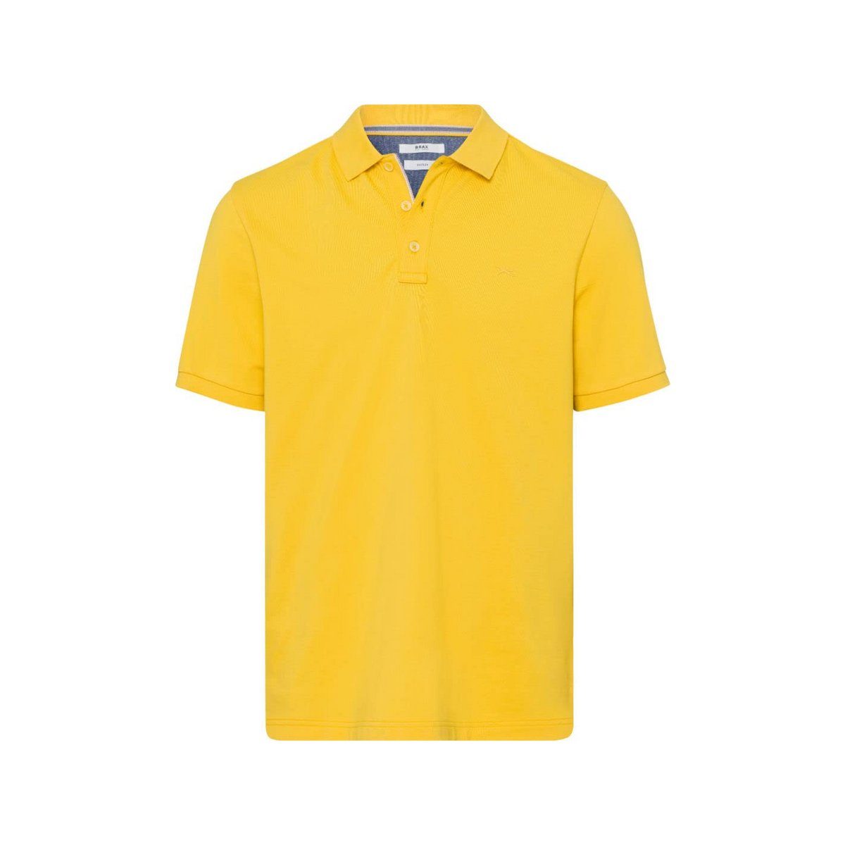 Brax Rundhalsshirt uni (1-tlg) canary