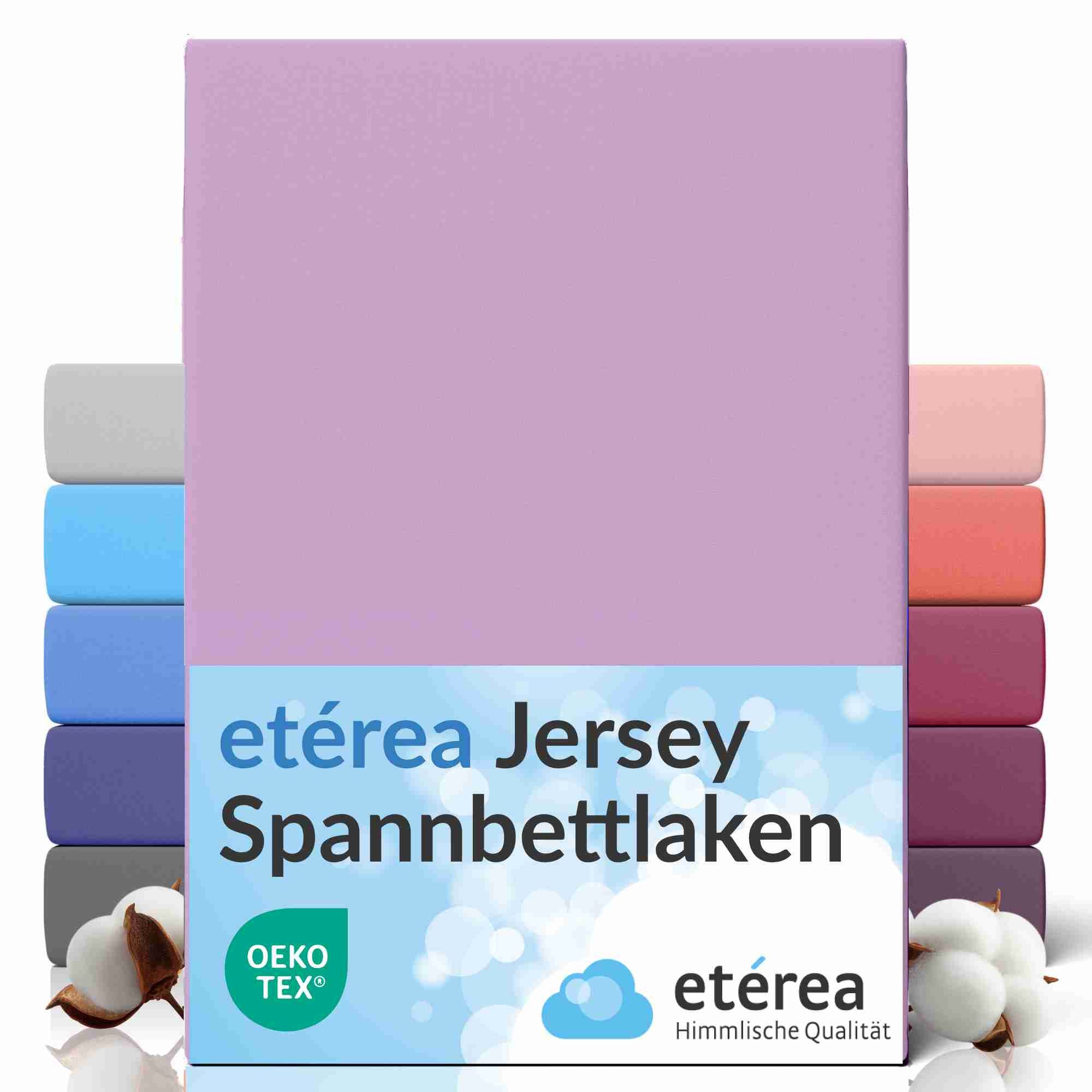 etérea Himmlische Qualität Spannbettlaken etérea Comfort Jersey Spannbettlaken, Jersey, Gummizug: rundum, (1 Stück)