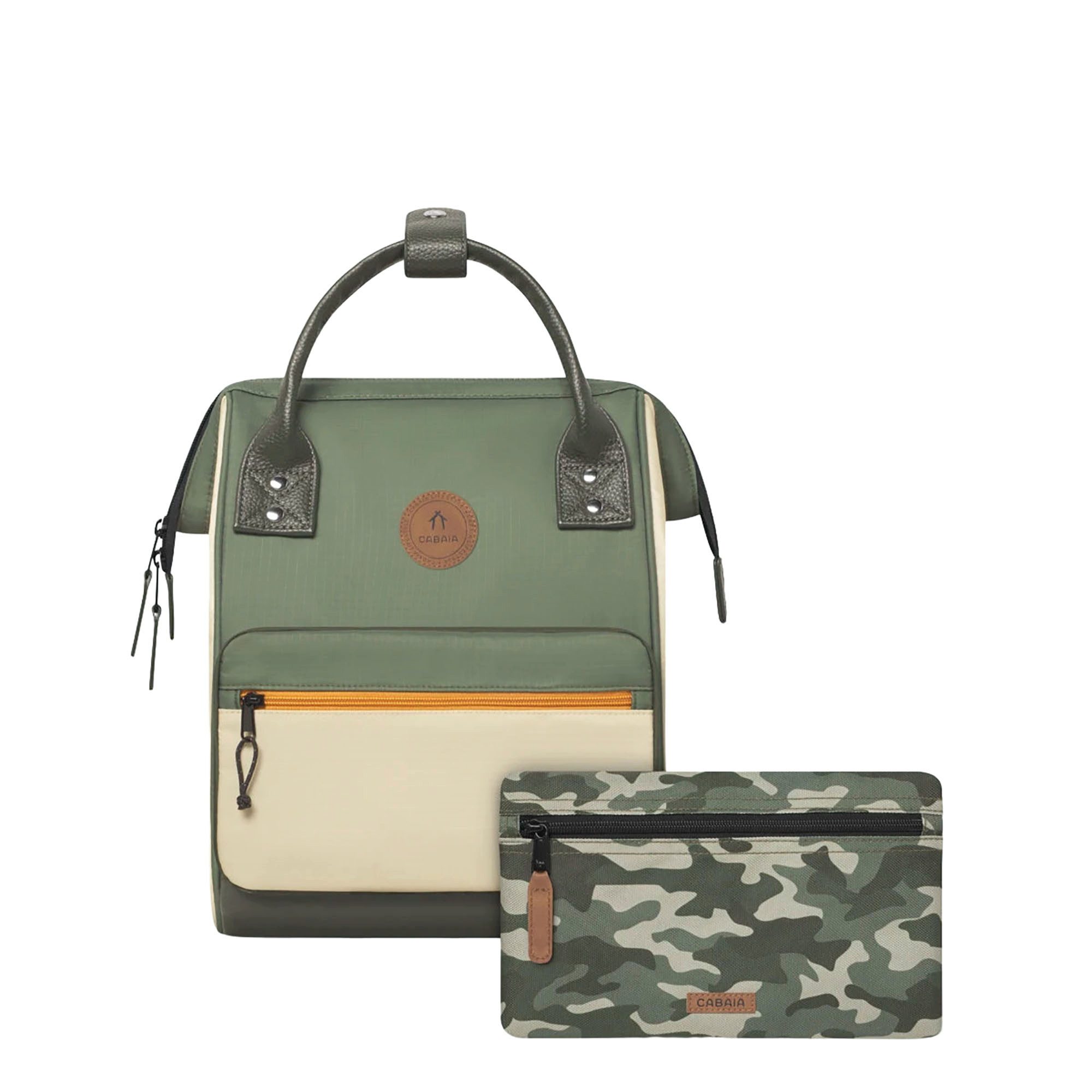 CABAIA Rucksack Vila Verde, Tagesrucksack mit austauschbaren Vordertaschen
