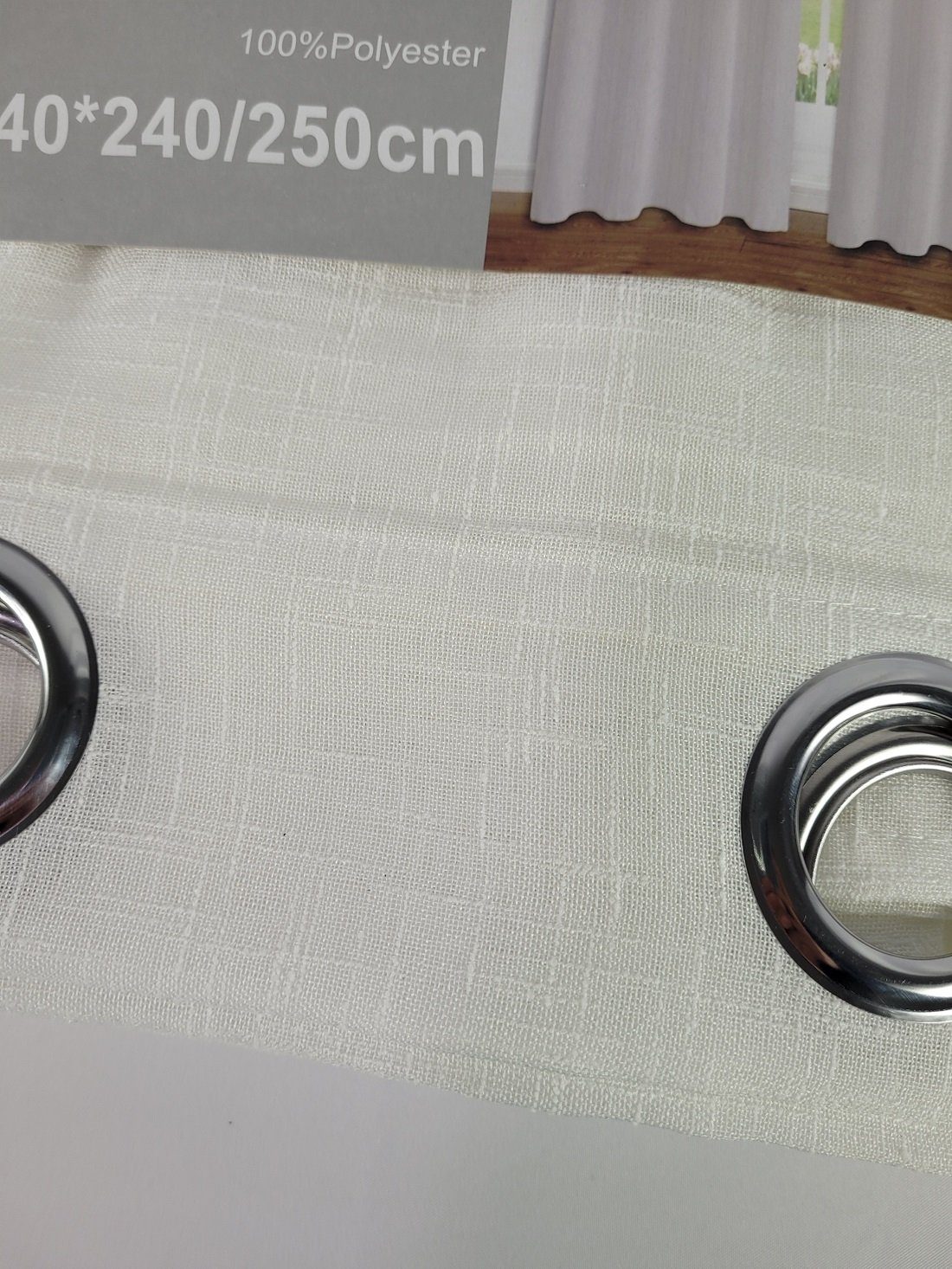 Provance Vorhang 2er Set Vorhänge Ösenvorhang günstig online kaufen
