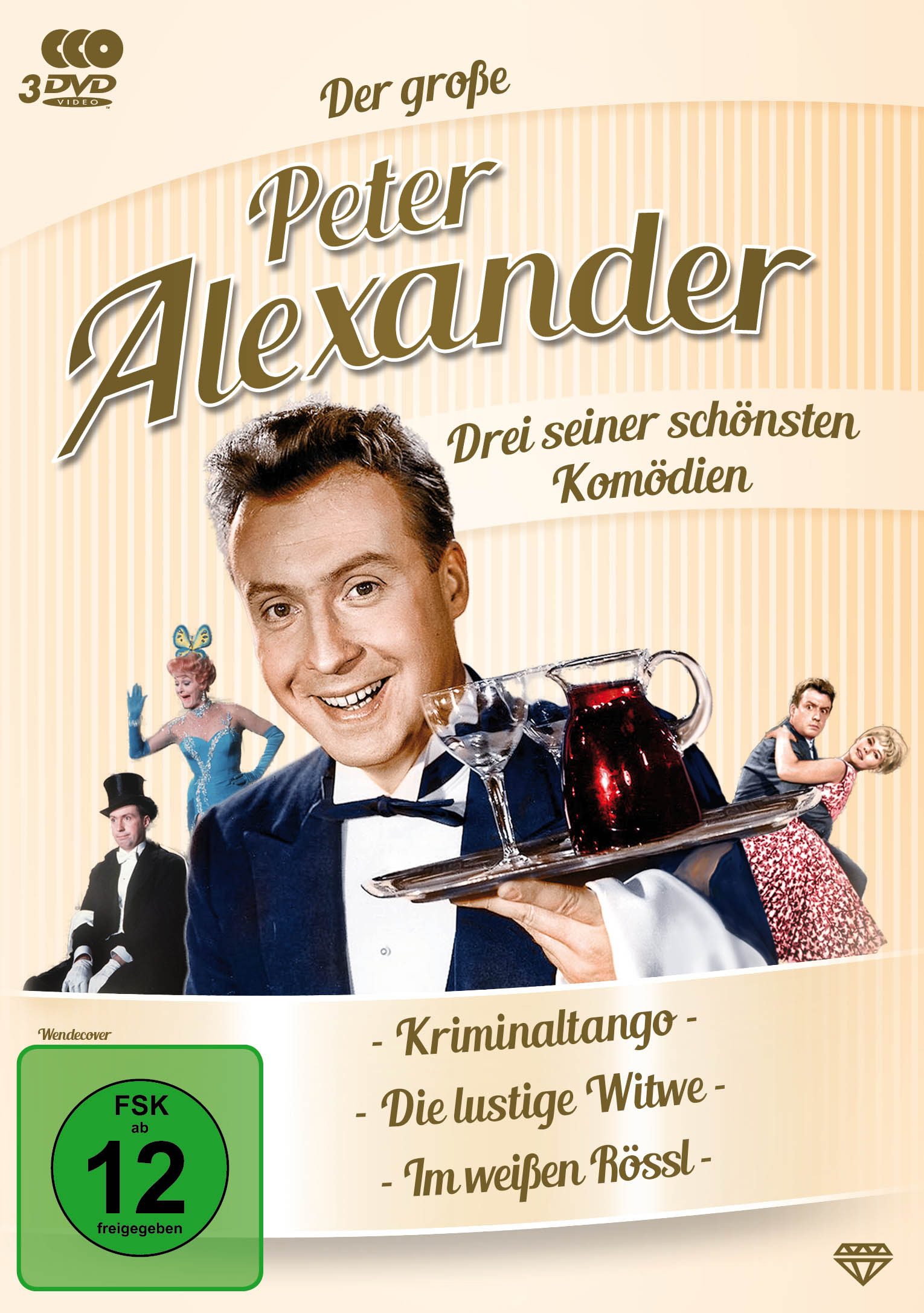 Fernsehjuwelen DVD Peter Alexander - 3-DVD-Box (3 DVDs), (1-St)