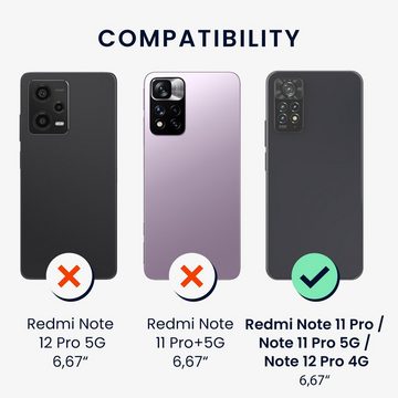 kwmobile Handyhülle Hülle für Xiaomi Redmi Note 11 Pro / (5G), Handyhülle TPU Cover Bumper Case