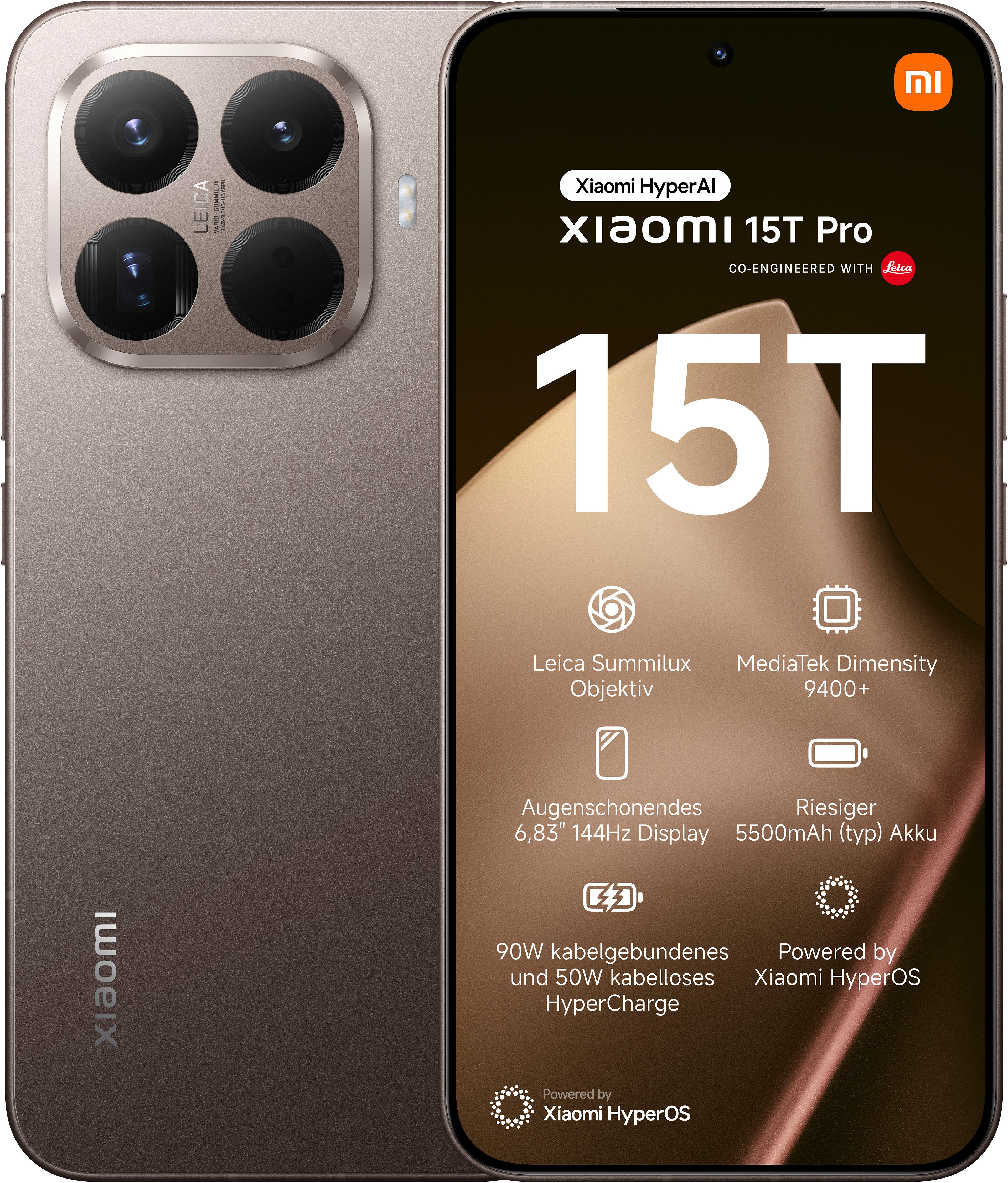 Xiaomi 15T Pro 12+512 Smartphone (17,34 cm/6,83 Zoll, 512 GB Speicherplatz, 50 MP Kamera)