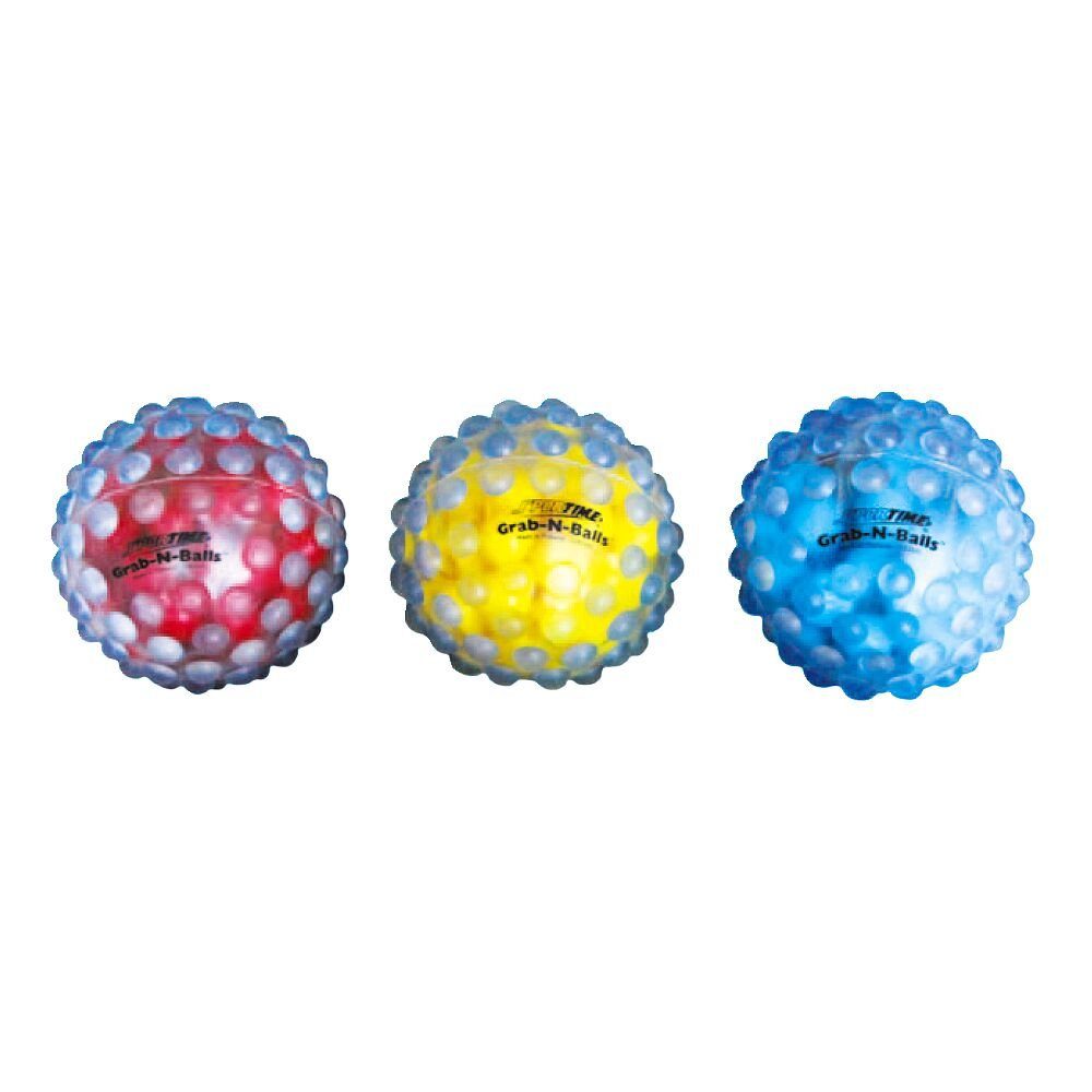 Stimove Spielball Noppenbälle-Set Grab-N-Balls, Sensorik-Bälle für taktile und akustische Stimulation