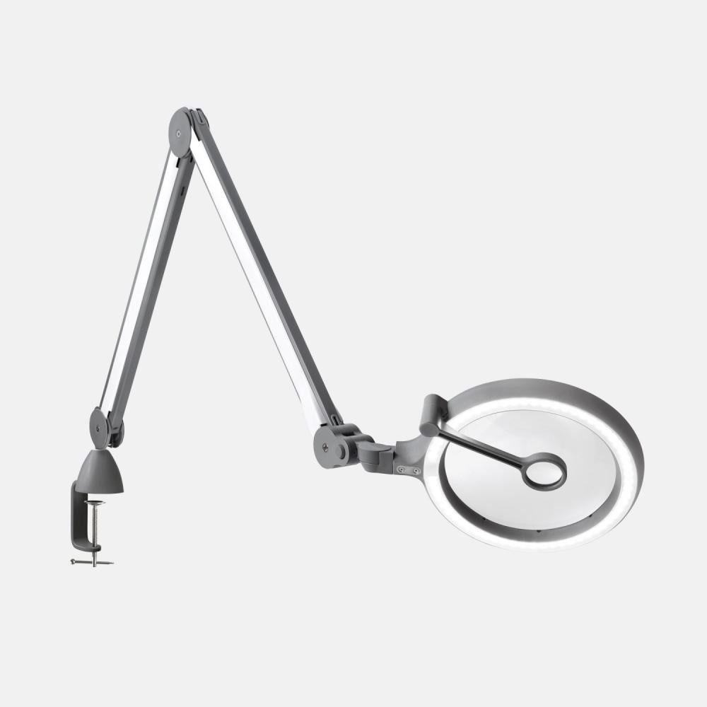 Daylight LED Arbeitsleuchte - LED Slimline3 Tageslicht Tischleuchte mit Schraubklemme, dimmbar