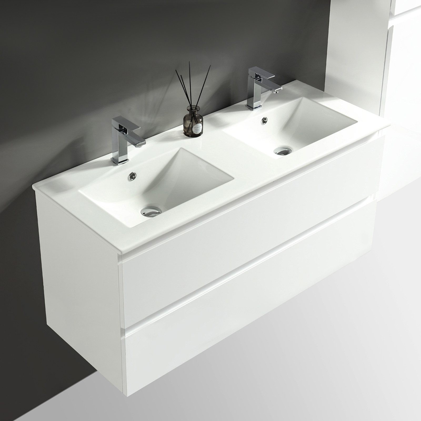Alpenberger Badezimmer-Set Badezimmer Möbel Badschrank, (Moderner günstig online kaufen