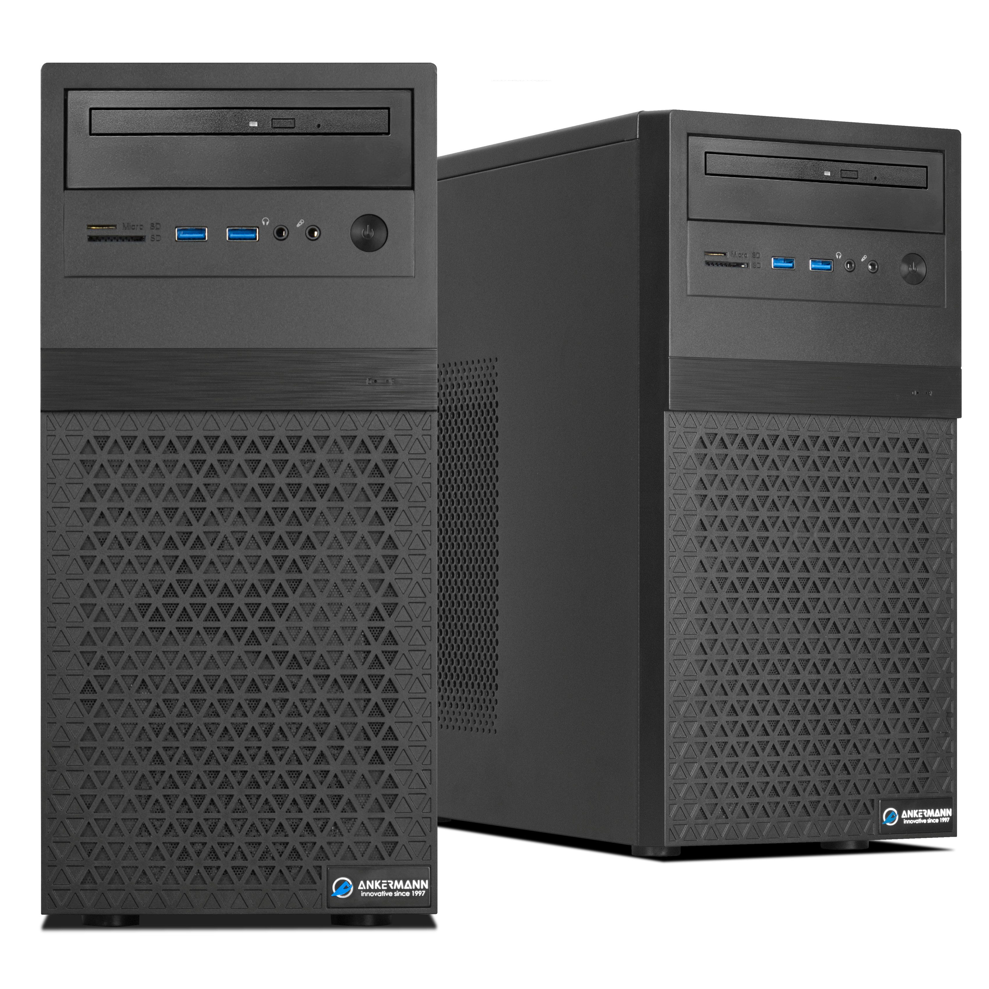 ANKERMANN-PC Office One PC (AMD Ryzen 5 Ryzen 5 3400G, Radeon Onboard Graphics, 16 GB RAM, 480 GB SSD, Luftkühlung) – Bild 4 von 5