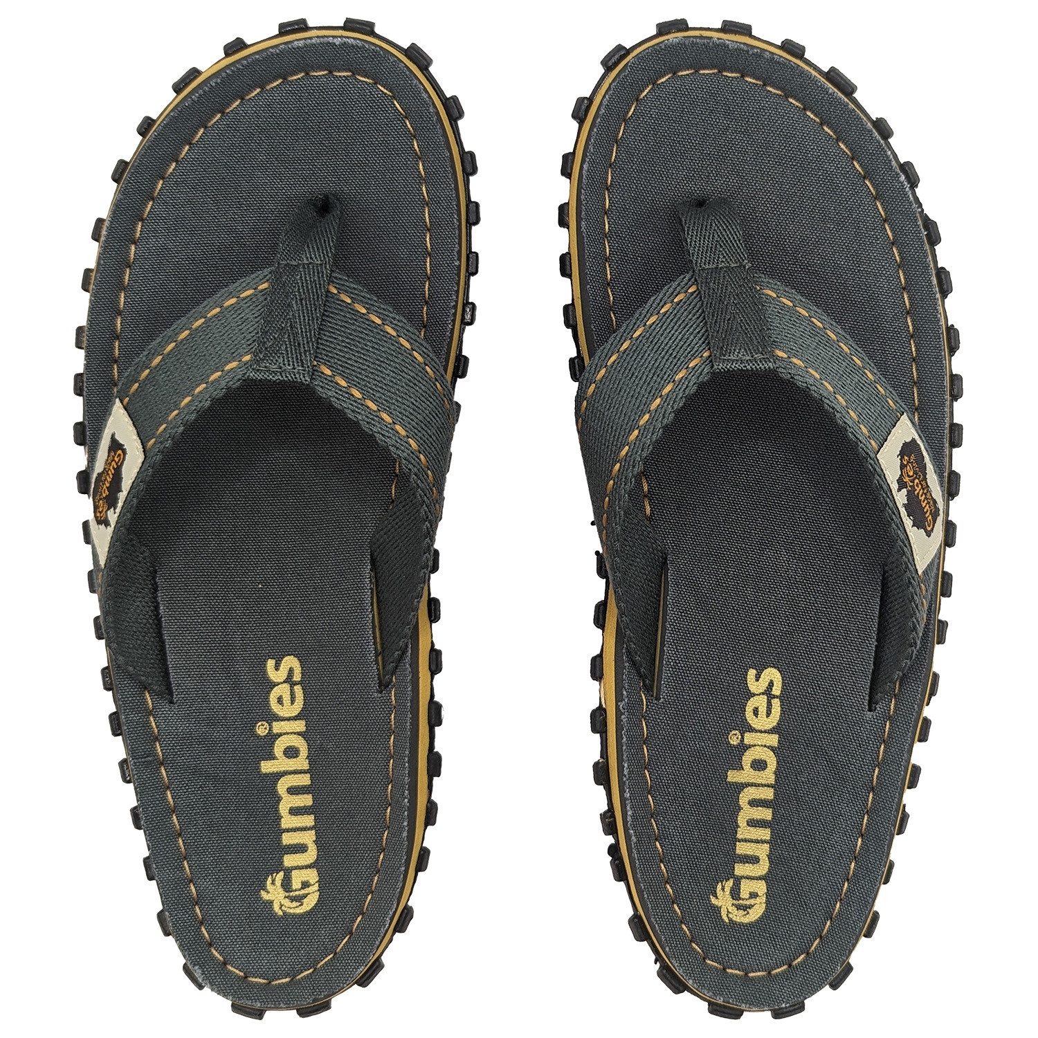 Gumbies Classic in Grey T-Strap-Zehentrenner Hergestellt aus recycelten Materialien