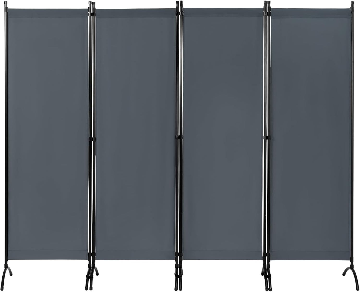 Woltu Paravent, Raumteiler 4-teilig 224x182 cm, Trennwand klappbar, innen o günstig online kaufen
