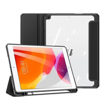 Dux Ducis Tablet-Hülle Toby Eco-Leather Tablet-Ledertasche Schale Cover für iPad 7/8 10.2" mit Smart-Sleep Funktion Wake-Up Stifthalter Schutzhülle