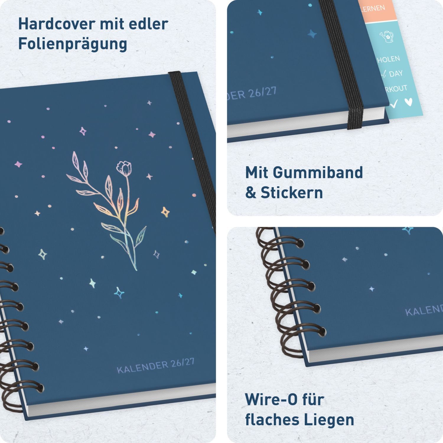 Häfft Schülerkalender Häfft-Timer Fancy 2026/2027 / A5