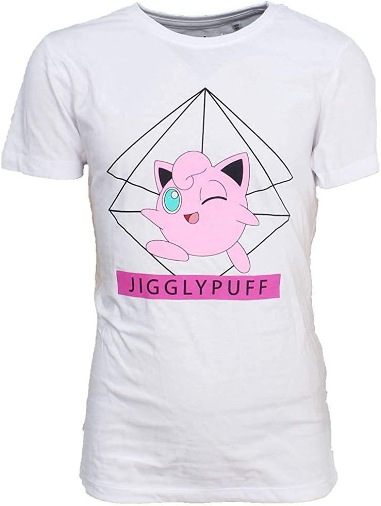 POKÉMON Print-Shirt Kinder T-Shirt Pokemon Weiss JigglyPuff Pummeluff Gr. 86 92 98 104 110 116 122 128 134 140 158 164 Jungen + Mädchen 1 2 3 4 5 6 7 8 9 10 11 12 13 14 15 16 Jahre