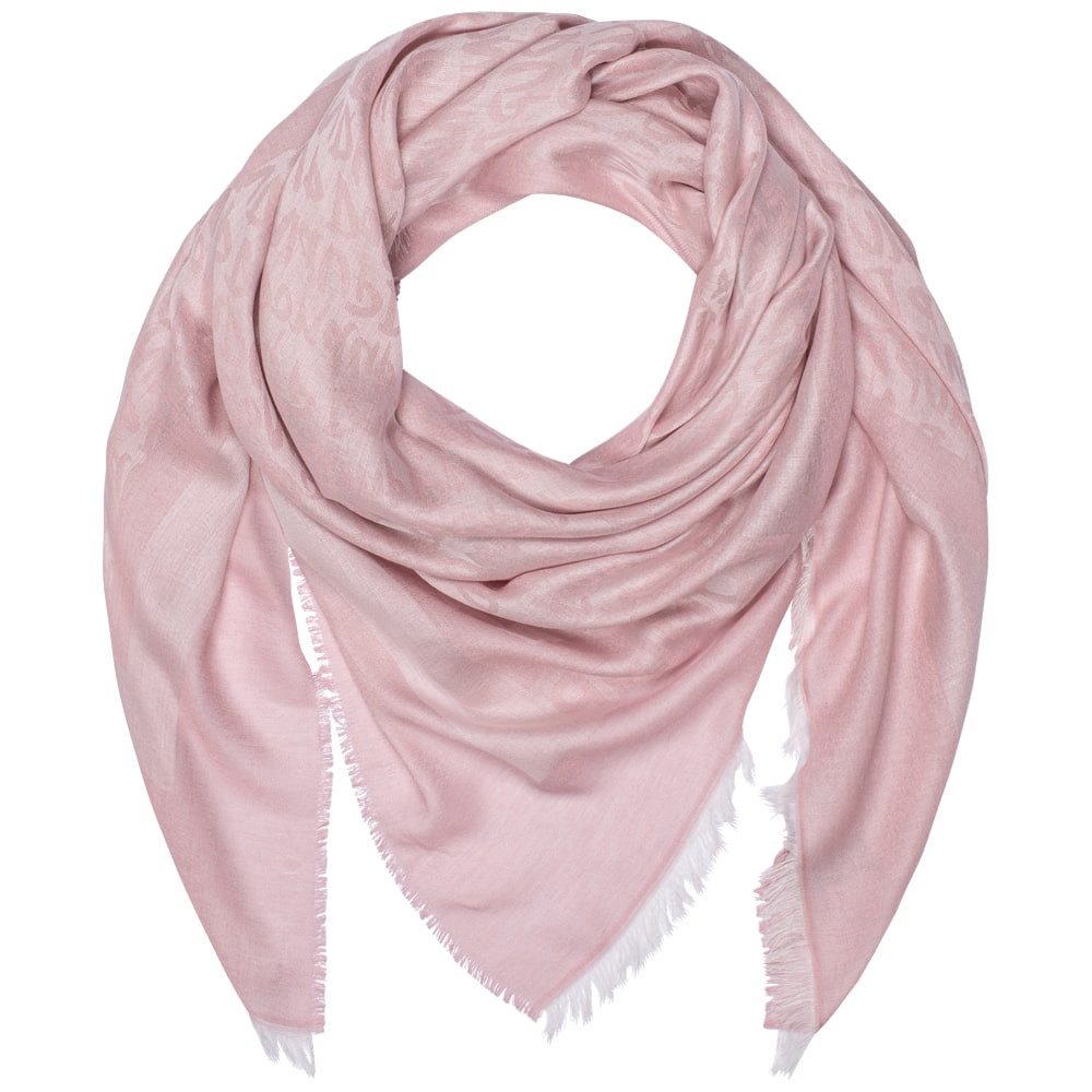 DONDUP Halstuch DONDUP Tuch mit Monogramm-Design - Rosa