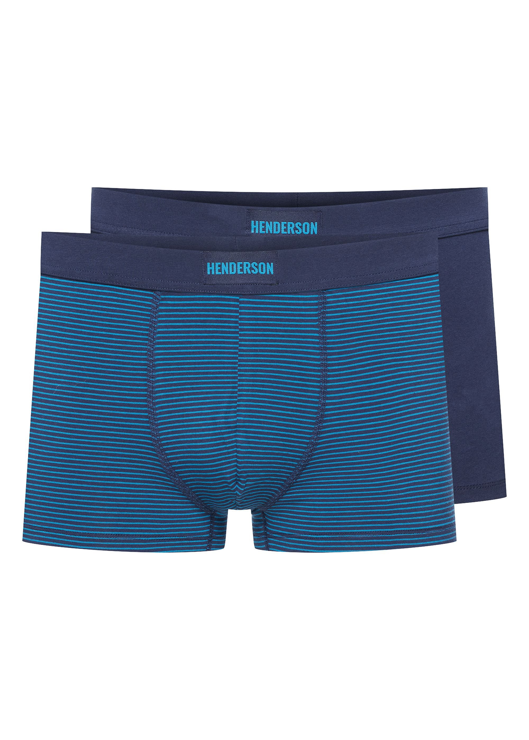Henderson Boxershorts Kurze Boxershorts Doppelpack Baumwollmix im Mix elastischer Bund BELL (2-St)