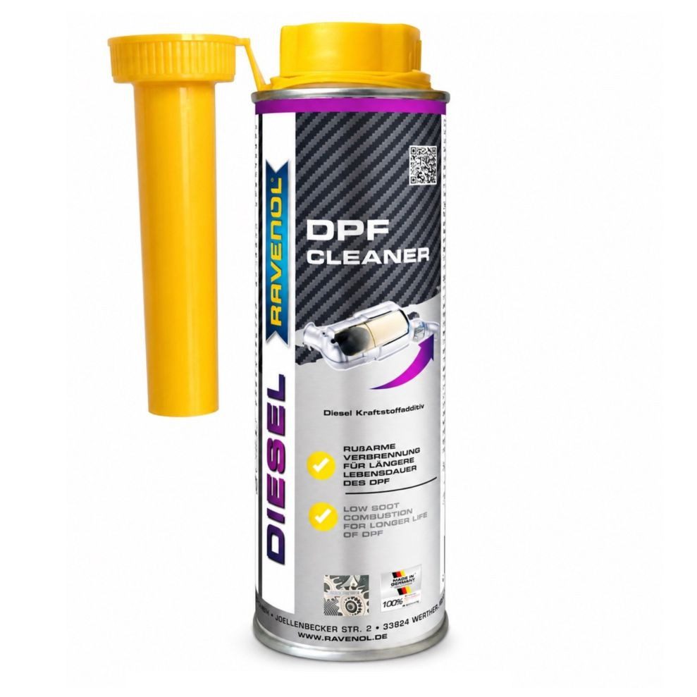 Ravenol Diesel-Additiv DPF Cleaner 300 ml Diesel Additiv DPF Reiniger für Partikelfilter, 0,3 l, DPF Reiniger 300 ml – für Regeneration & Kurzstrecken