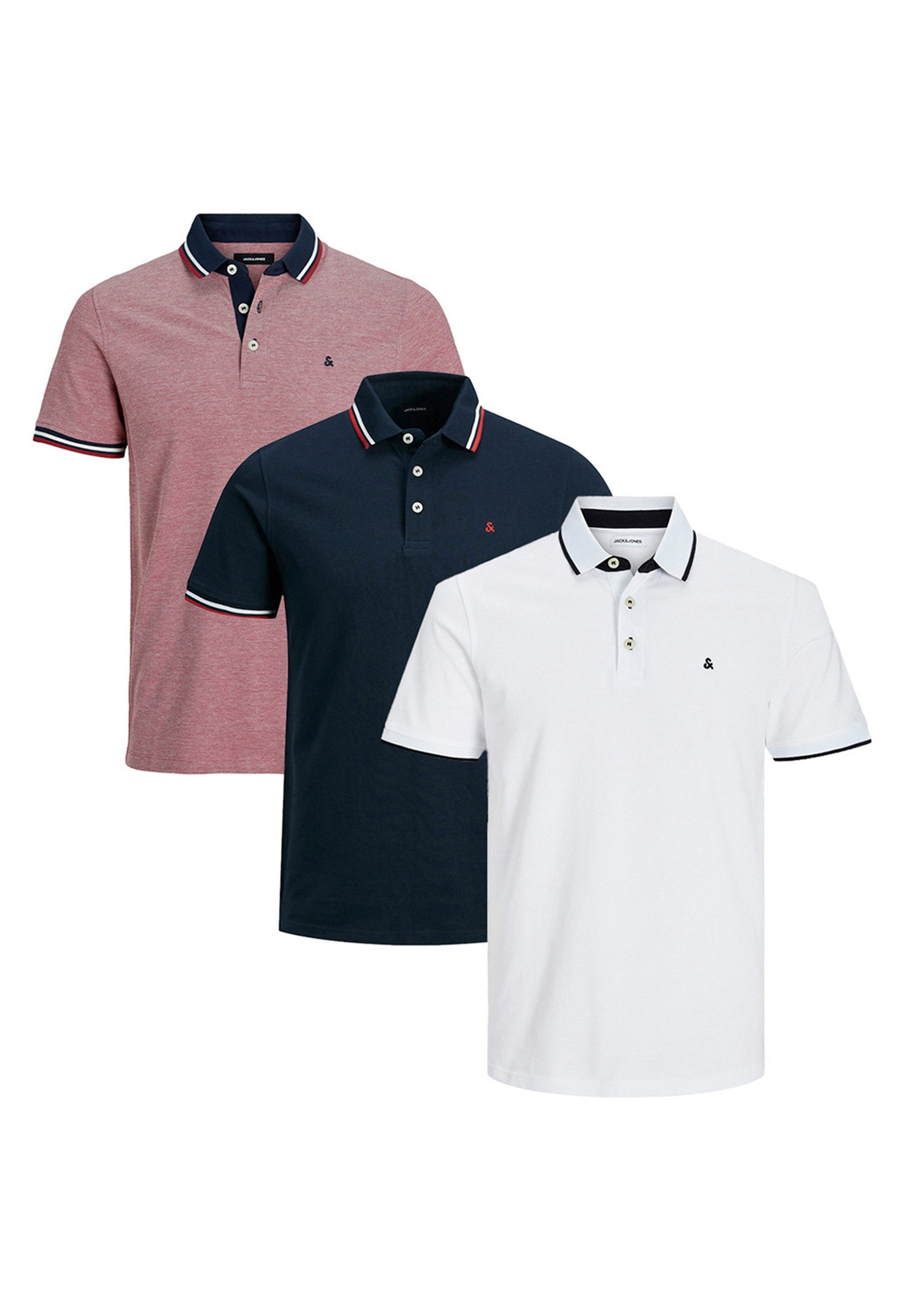 Jack & Jones Poloshirt 3er Pack günstig online kaufen