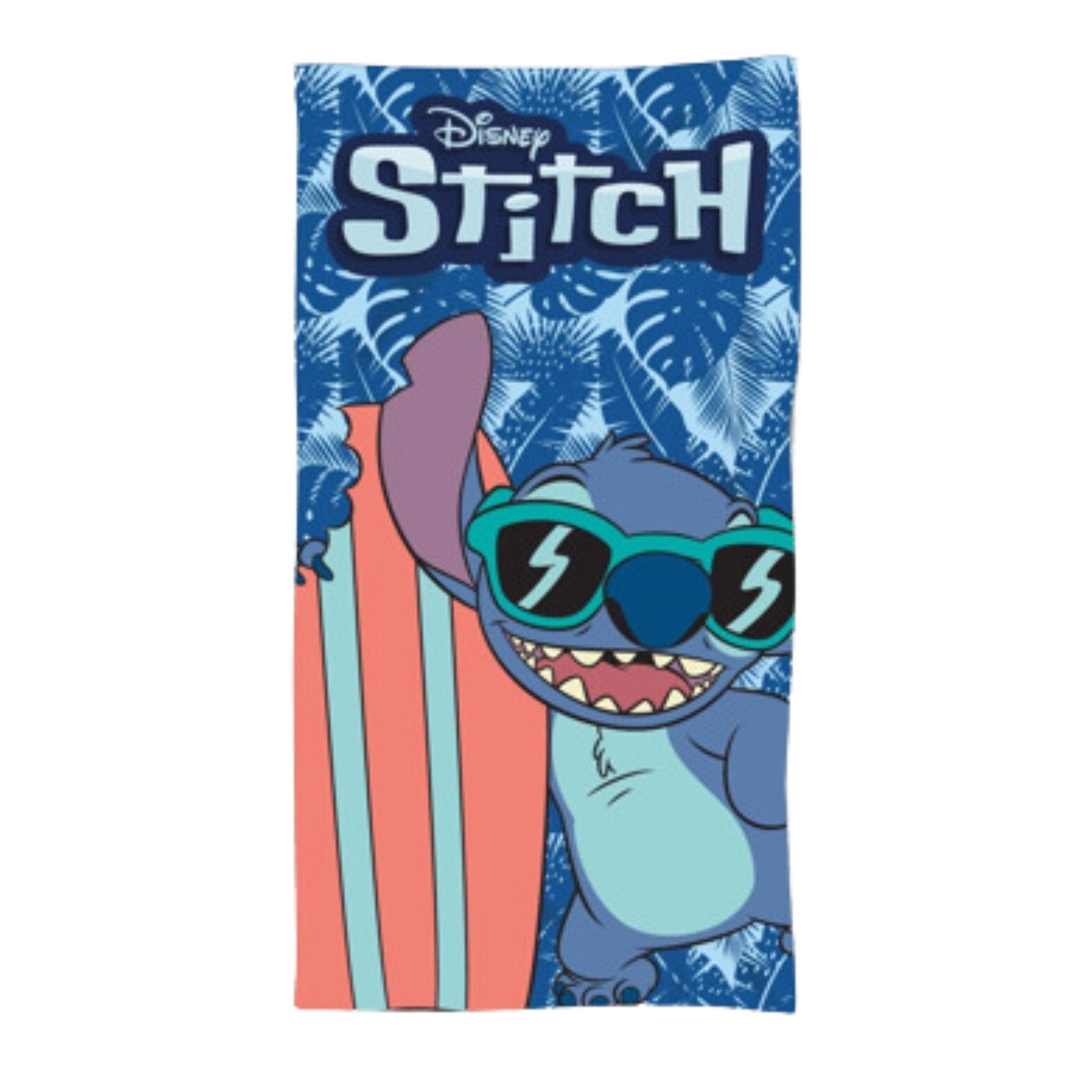 Disney Strandtuch Disney Stitch Mikrofaser Strandtuch XL 70x140 cm, Microfaser