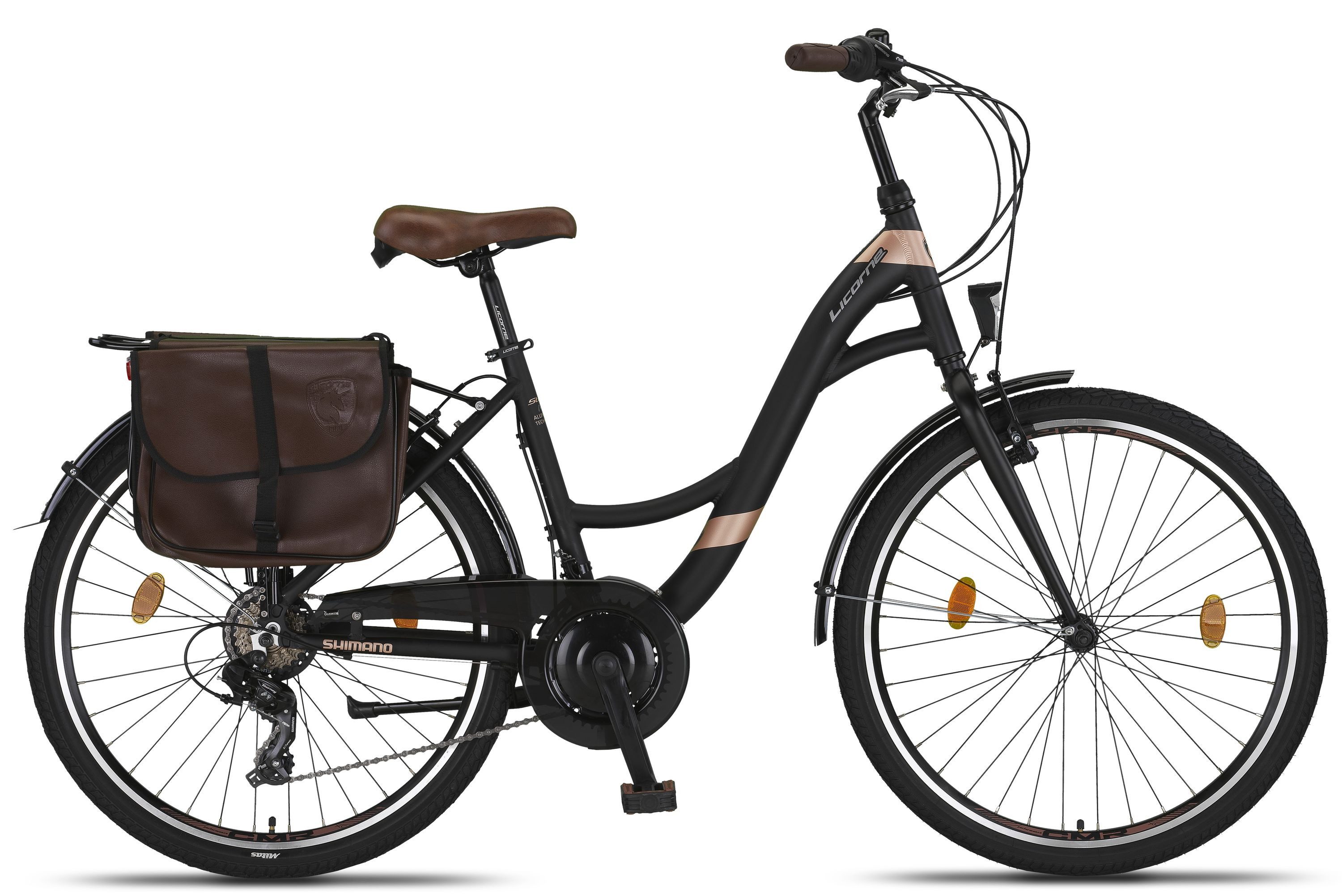 Licorne Bike City Bike Licorne Bike Stella Plus Premium City Bike in inches Aluminum Bicycle