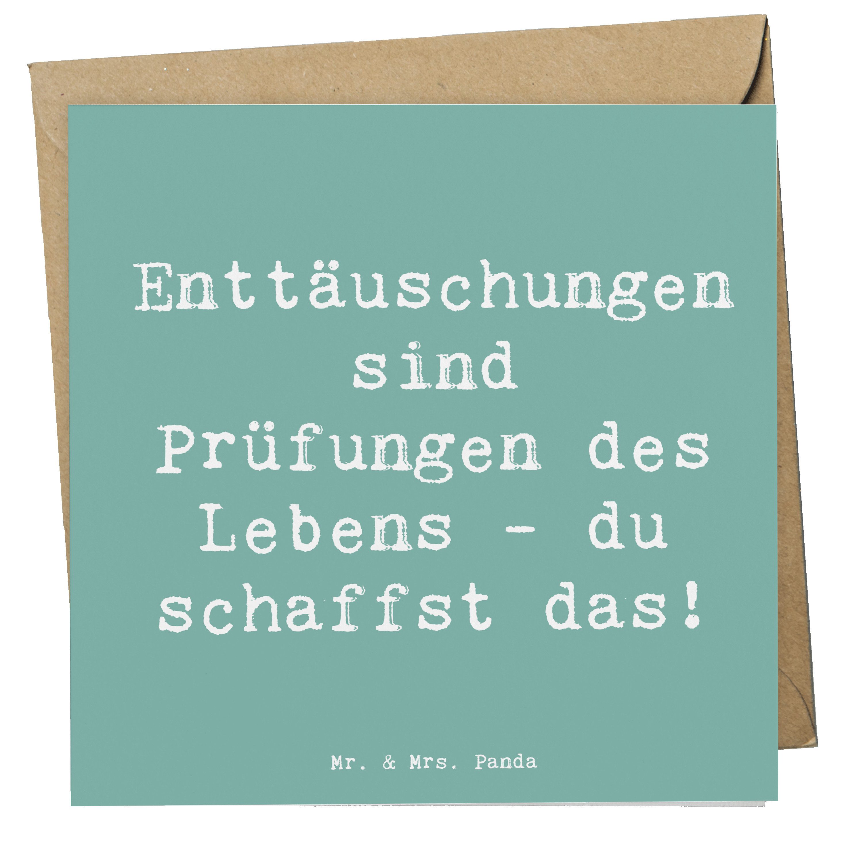 Grußkarte Mit Enttäuschungen umgehen - Meeresbrise - Geschenk, du schaffst das