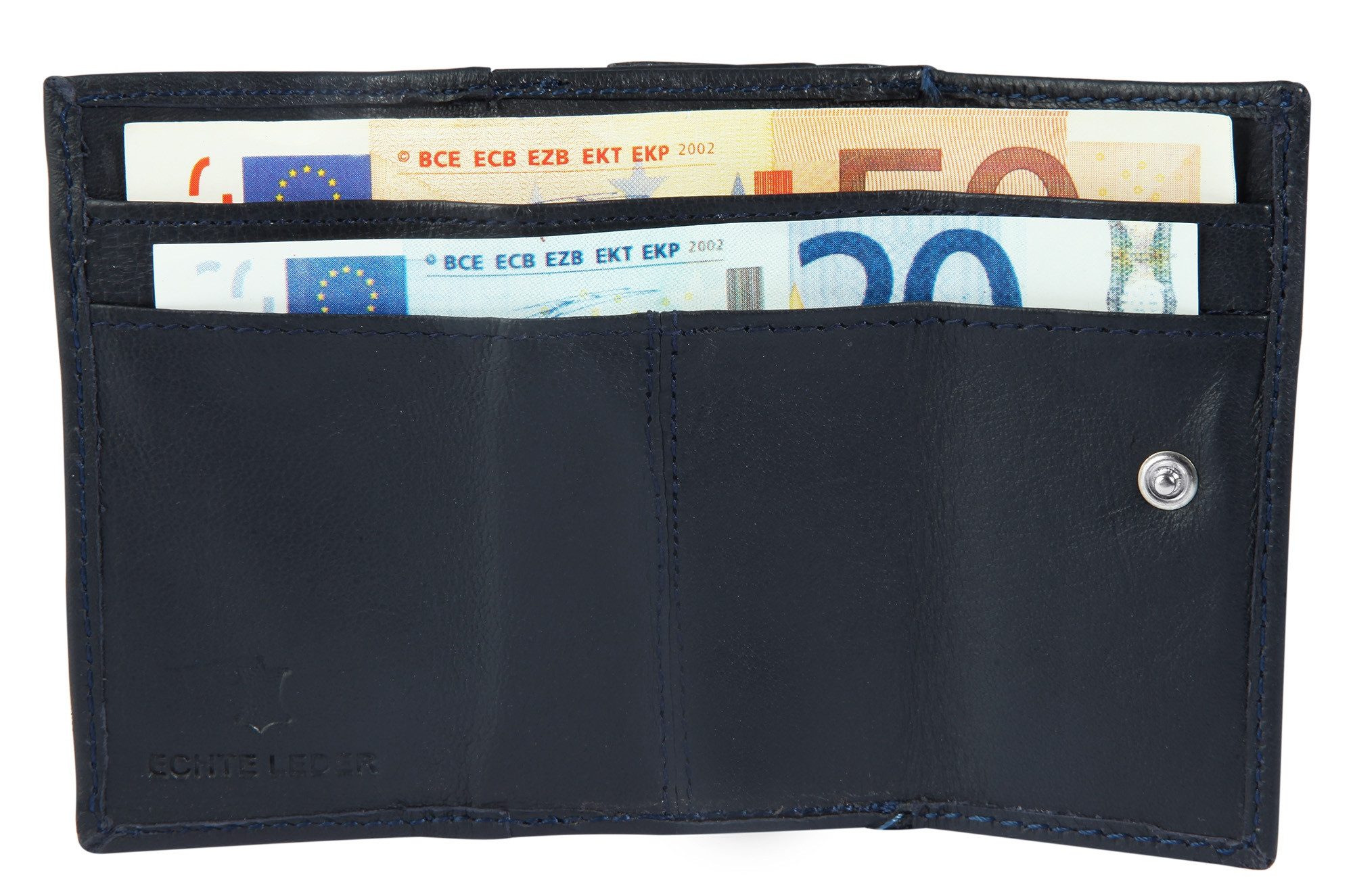 Excellanc Geldbörse EX0268 Echtleder Mini-Geldbörse, versch. günstig online kaufen