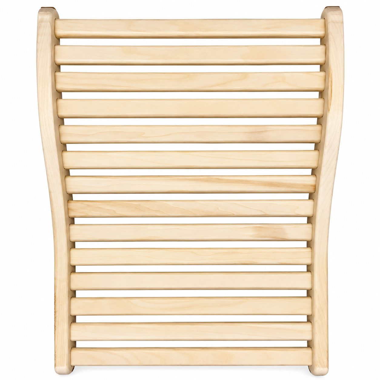 HAF Saunakopfstütze 1x Sauna Rückenlehne ergonomisch aus Espe 49x40 cm Sauna Kopfstütze, (Langlebige Sauna Rückenstütze, 1-St., Mit breiter Liegerfläche), Hochwertiges Sauna-Zubehör
