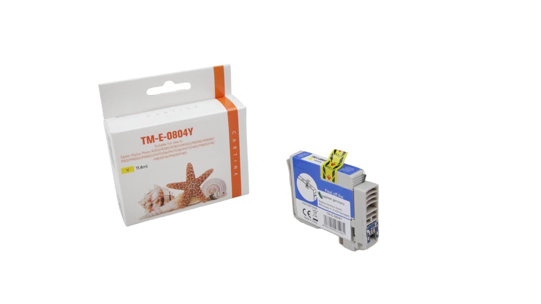 Supplies Germany 4 ml Tintenpatrone (1-tlg., Tintenpatrone gelb gelb)