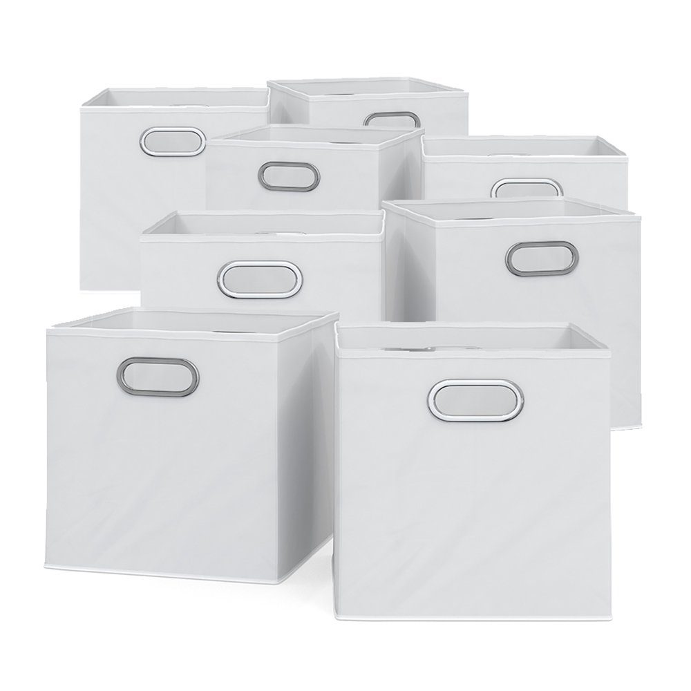 Vicco Faltbox, Weiß, 30 x 30 cm 8er Set (8 St)